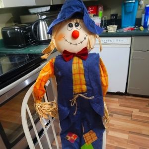 Adorable fall/thanksgiving /Halloween scarwcrow decoration